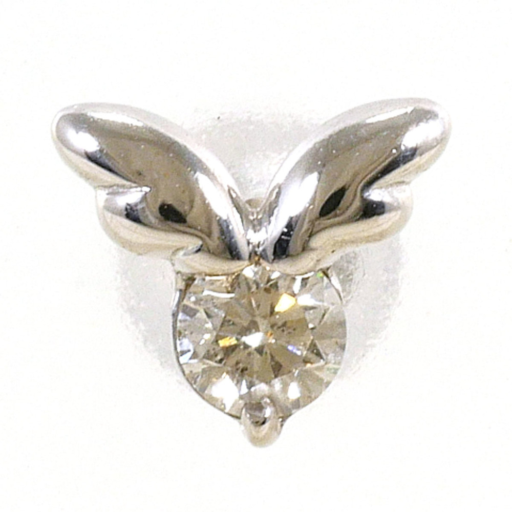VINTAGE 18k Silver Diamond Earrings
